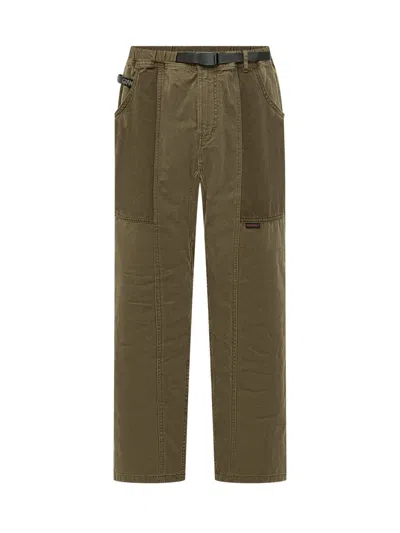 Gramicci Green Straight Cargos Pants In Brown
