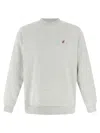 Gramicci Embroidered Crew-neck Sweatshirt In Gray