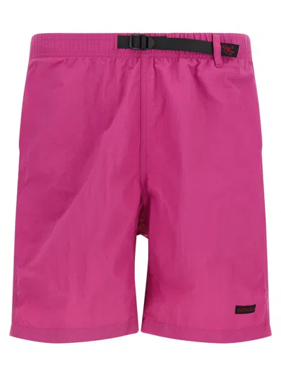 Gramicci Integrated-belt Bermuda Shorts In Pink