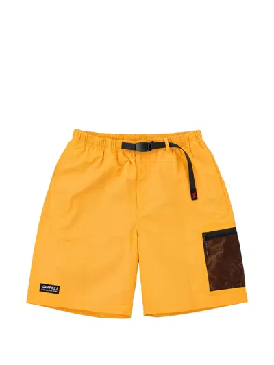 Gramicci Guide Belted Shorts In Yellow