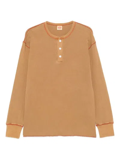 GRAMICCI GRAMICCI HEALTHKNIT WAFFLE HENLEY CLOTHING