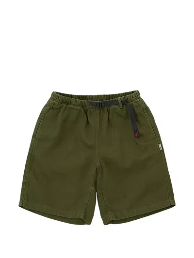 Gramicci G-shorts Cotton-twill Shorts In Olive Green