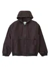 Gramicci Hooded Zip Jacket In Brown