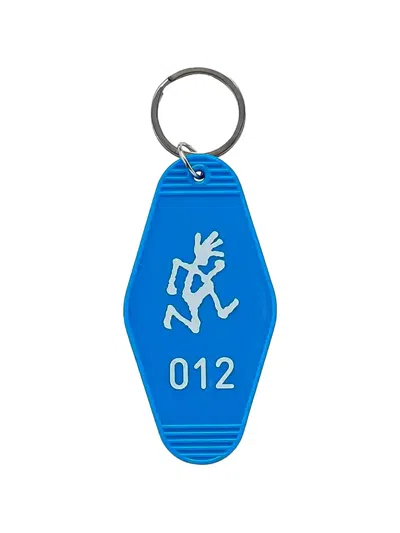 Gramicci Hotel Running Man Keychain In Blue
