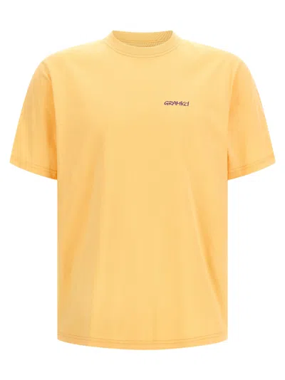 Gramicci 'ice Sculpture' T-shirt In Orange
