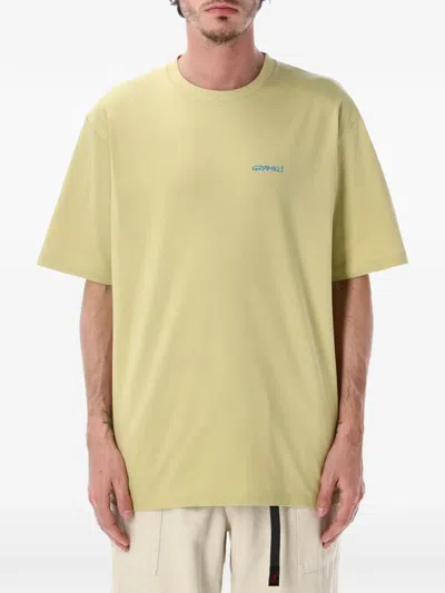 Gramicci Ice Sculpture T-shirt In Yellow