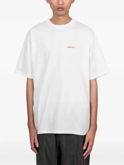 Gramicci Ice-sculpture Graphic T-shirt In White