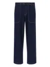 Gramicci Japanese Slub Denim Pant Clothing In Blue
