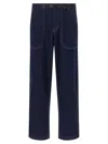 Gramicci Japanese Slub Denim Pant Clothing In Blue
