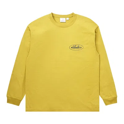 Pre-owned Gramicci Knit Mountaineering Long-sleeve Tee 'deep Yellow' | Men's Size L