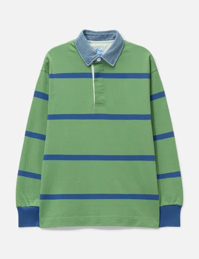 Gramicci Langdon Rugby Shirt In Green