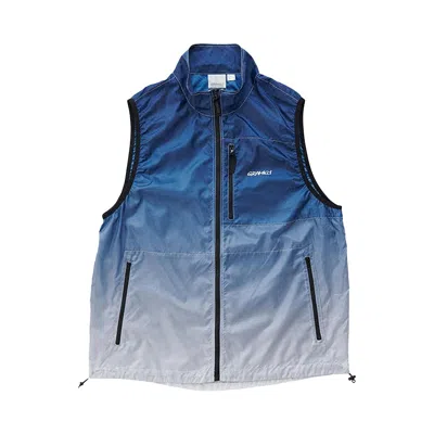 Pre-owned Gramicci Light Ripstop Wind Vest 'gradation Blue' | Men's Size Xl