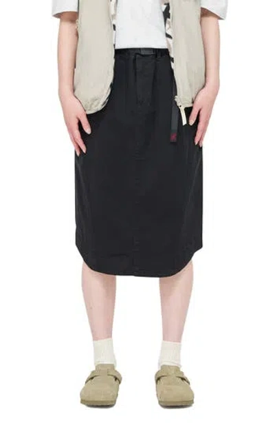 Gramicci Lili Woven Midi Skirt In Blue
