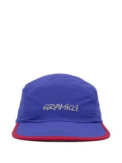Gramicci Logo-detail Baseball Cap In Blue