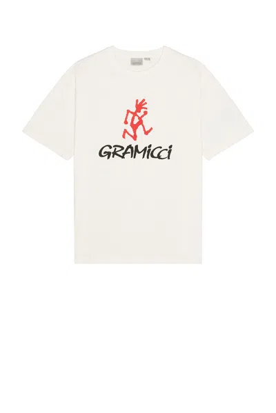 Gramicci Logo Tee In White