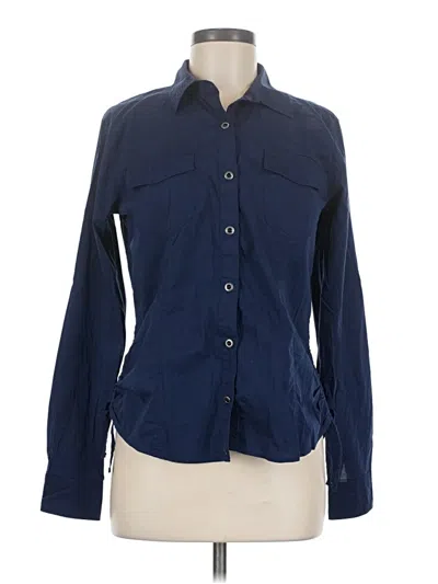 Pre-owned Gramicci Long Sleeve Button Down Shirt In Blue