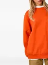 Gramicci Long-sleeve Crew-neck Sweatshirt In Orange