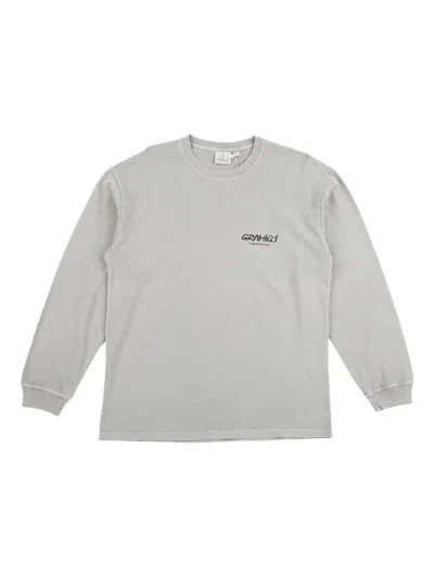 Gramicci Long-sleeve Crew-neck T-shirt In Gray