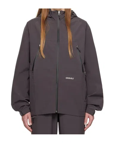 Gramicci Gray Waterproof 2l Jacket In Black