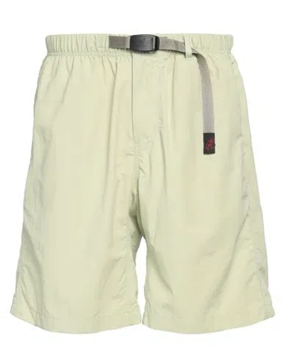 Gramicci Man Shorts & Bermuda Shorts Light Green Size M Nylon