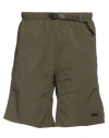 Gramicci Man Shorts & Bermuda Shorts Military Green Size S Nylon
