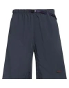 Gramicci Man Shorts & Bermuda Shorts Navy Size M Nylon In Navy Blue