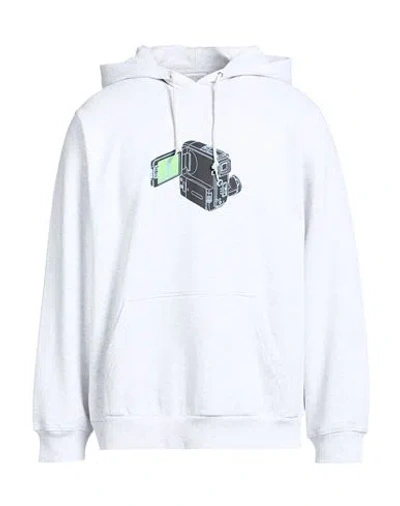 Gramicci Man Sweatshirt Light Grey Size S Cotton, Polyester In White