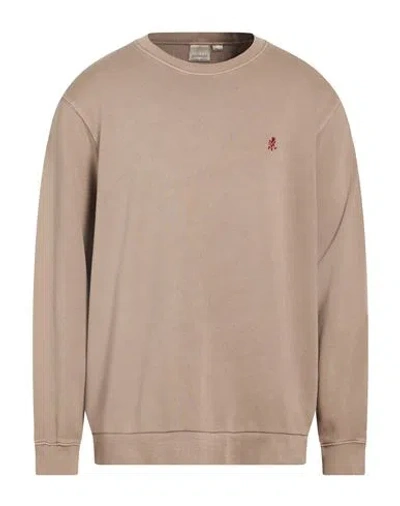 Gramicci Man Sweatshirt Sand Size Xxl Cotton
