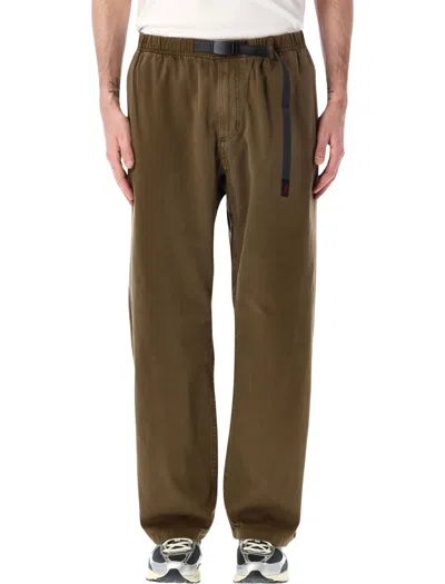 Gramicci Men's G-pants With Webbing Belt - Size L In Bark Pigment