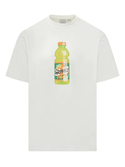 Gramicci Mini Graphic Tee For Summer In White