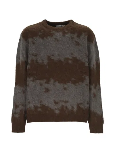 Gramicci Mohair Splatter-pattern Mohair-blend Sweater In Multi