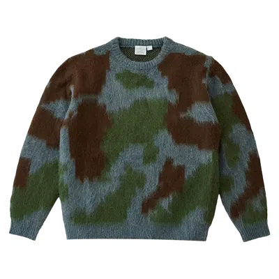 Pre-owned Gramicci Mohair Sweater 'jungle Digi Camo' | Multi-color | Men's Size S