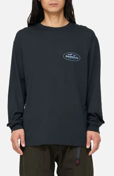 Gramicci Mountaineering Graphic Sweatshirt In Black