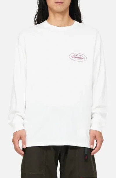 Gramicci Mountaineering Graphic Sweatshirt In White