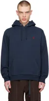 Gramicci Navy One Point Hoodie In Navy