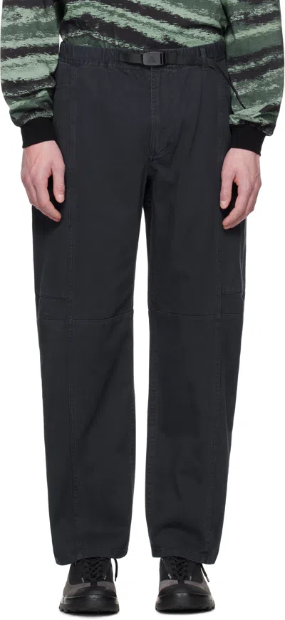 Gramicci Navy Voyager Cargo Pants In Double Navy
