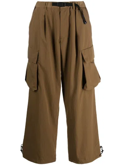 Gramicci Straight-leg Cargo Trousers In Brown