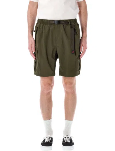 Gramicci Nylon Explorer Cargo Short In Deep Olive