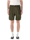 Gramicci Nylon Explorer Cargo Short In Deep Olive