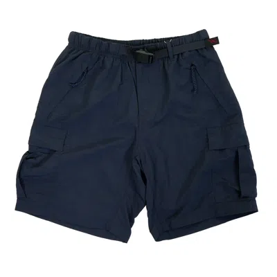 Gramicci Nylon Explorer Cargo Shorts British Navy In Blue