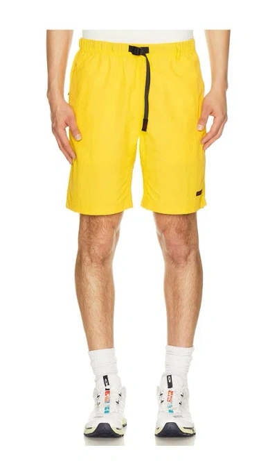 Gramicci Nylon Packable G-short In Yellow