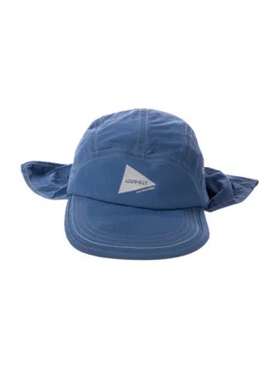 Pre-owned Gramicci Nylon Sunshield Baseball Cap In Blue