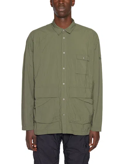 Gramicci Nylon Utility Shirt In Green