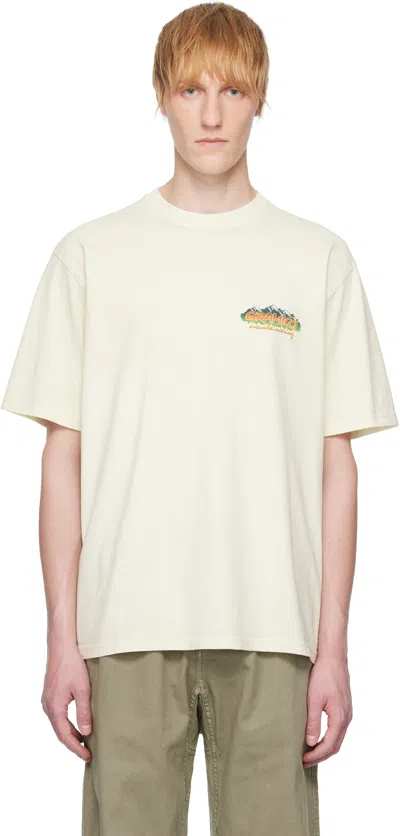 Gramicci Off-white Mountaineering T-shirt In Natural Pigment