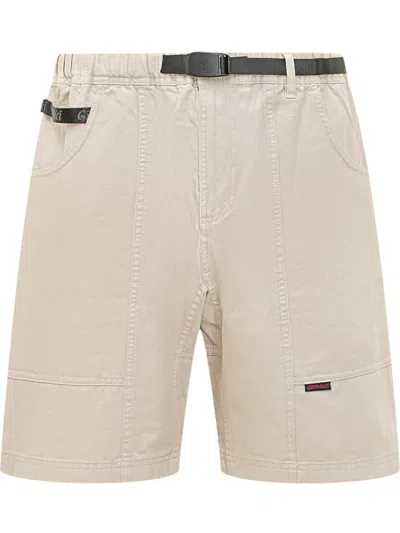 Gramicci Off White Solid Shorts