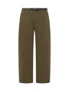 Gramicci Olive Relaxed Flat Front Pants In Olive