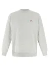 Gramicci Embroidered Crew-neck Sweatshirt In Gray