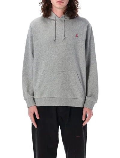 Gramicci One Point Hoodie In Heather Grey