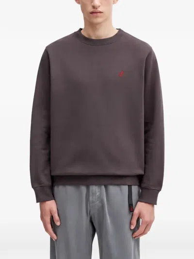 Gramicci One Point Sweatshirt In Brown
