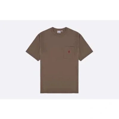 Gramicci One Point Tee Coyote In Brown